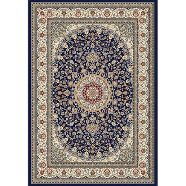 Dynamic Rugs AN710571193434 Ancient Garden 6 ft. 7 in. x 9 ft. 6 in. 57119-3434 Rug - Blue/Ivory AN710571193434 - main